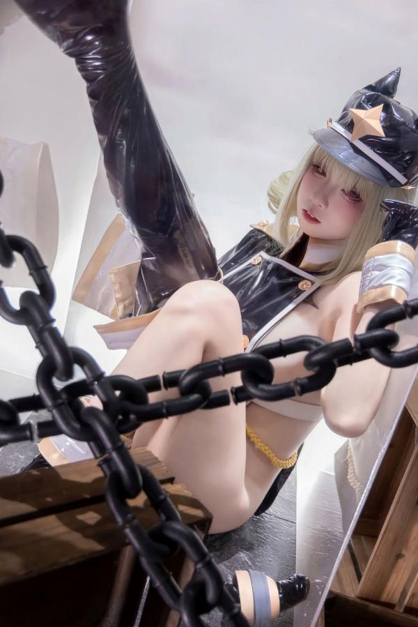    纸悦Etsu_ko - 憧憬成为魔法少女 阿良河基维角色扮演，黑丝漆皮禁锢风性感写真，极致视觉诱惑 [38P]第21张图片
