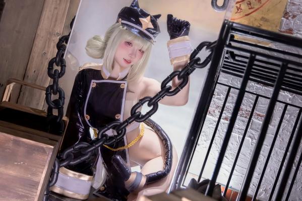    纸悦Etsu_ko - 憧憬成为魔法少女 阿良河基维角色扮演，黑丝漆皮禁锢风性感写真，极致视觉诱惑 [38P]第28张图片