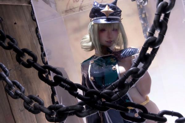    纸悦Etsu_ko - 憧憬成为魔法少女 阿良河基维角色扮演，黑丝漆皮禁锢风性感写真，极致视觉诱惑 [38P]第35张图片