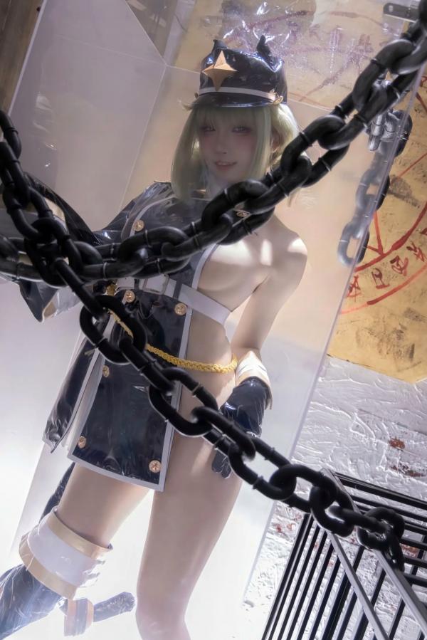    纸悦Etsu_ko - 憧憬成为魔法少女 阿良河基维角色扮演，黑丝漆皮禁锢风性感写真，极致视觉诱惑 [38P]第36张图片