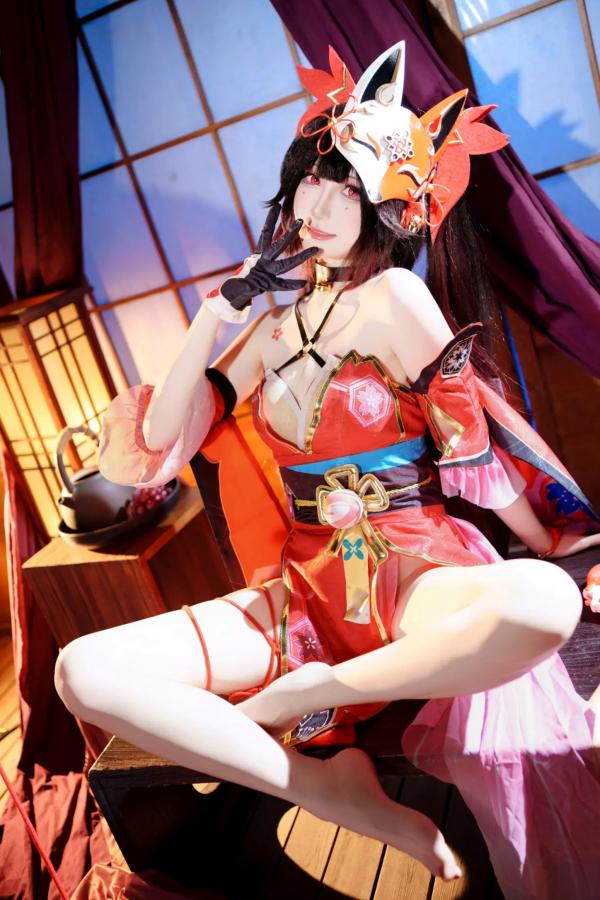    焖焖碳 - 《崩坏：星穹铁道》花火Cosplay 极致还原二次元诱惑私房写真 [27P]第14张图片