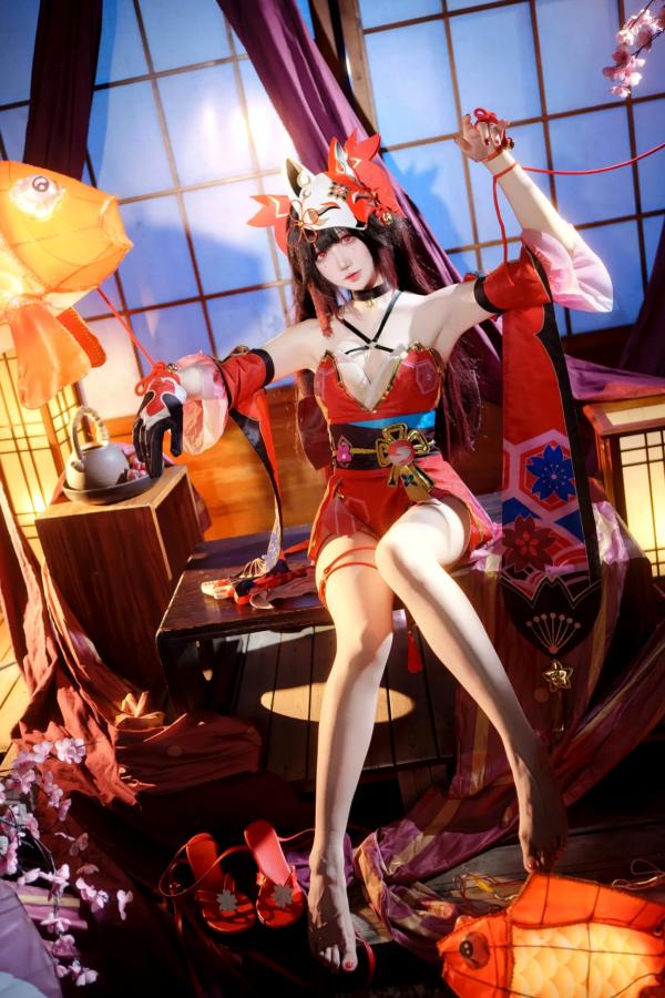    焖焖碳 - 《崩坏：星穹铁道》花火Cosplay 极致还原二次元诱惑私房写真 [27P]第18张图片
