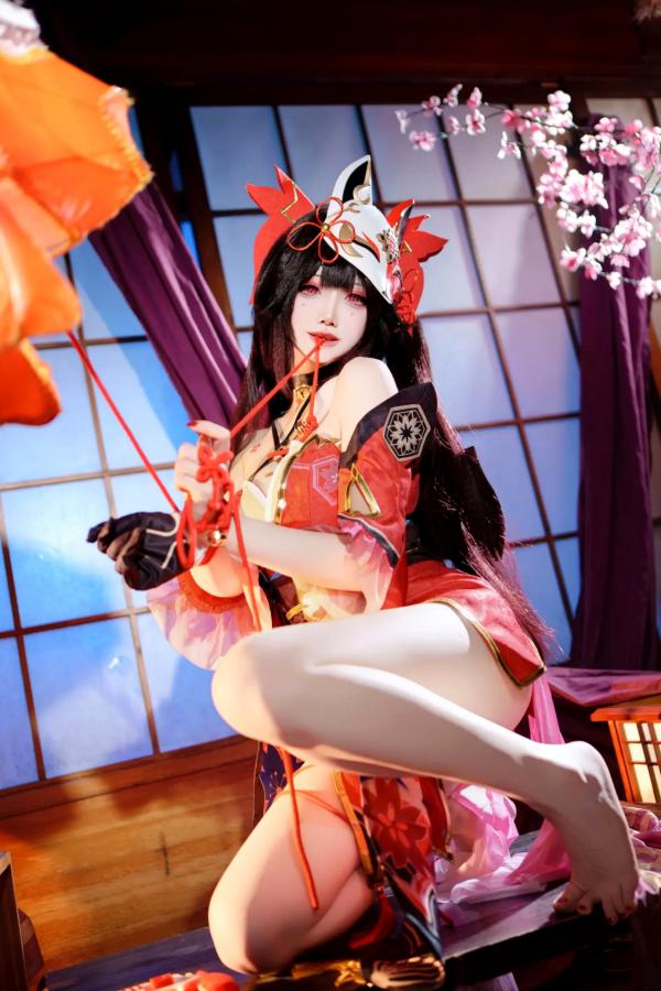   焖焖碳 - 《崩坏：星穹铁道》花火Cosplay 极致还原二次元诱惑私房写真 [27P]第19张图片