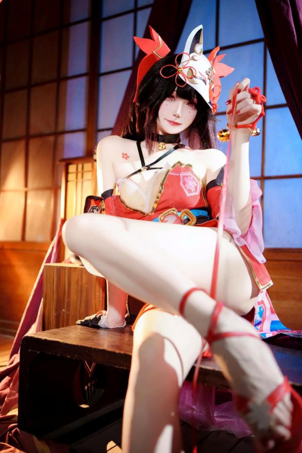   焖焖碳 - 《崩坏：星穹铁道》花火Cosplay 极致还原二次元诱惑私房写真 [27P]第21张图片