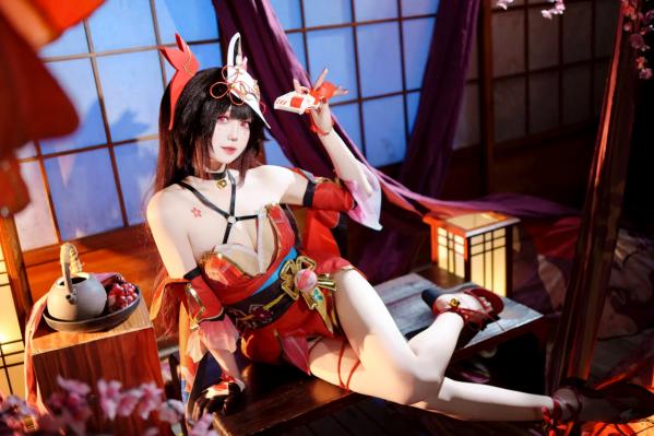   焖焖碳 - 《崩坏：星穹铁道》花火Cosplay 极致还原二次元诱惑私房写真 [27P]第22张图片