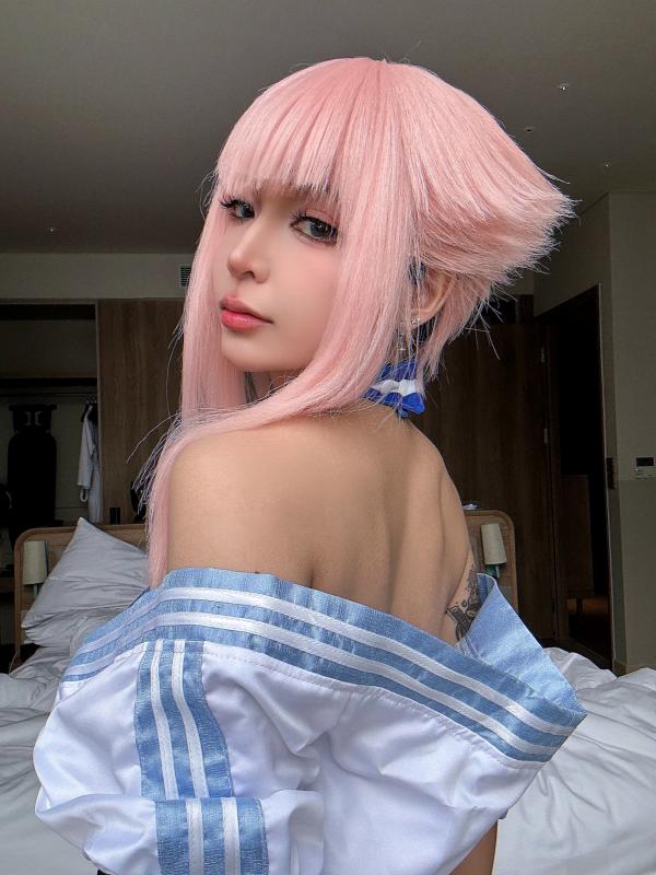    Umeko J - Manon 粉发女神cos私房照，大尺度极品曲线诱惑写真[113P]第8张图片