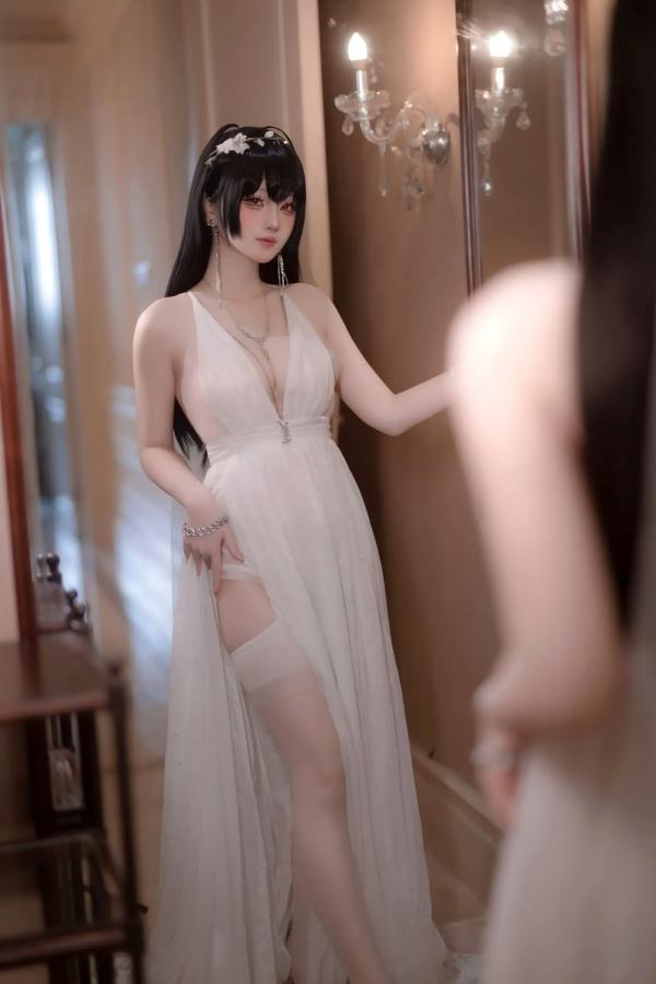    屿鱼 - 碧蓝航线大凤誓约婚纱私房，大尺度角色扮演，极致诱惑高颜值视觉盛宴 [50P]第7张图片