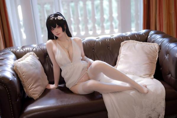    屿鱼 - 碧蓝航线大凤誓约婚纱私房，大尺度角色扮演，极致诱惑高颜值视觉盛宴 [50P]第41张图片