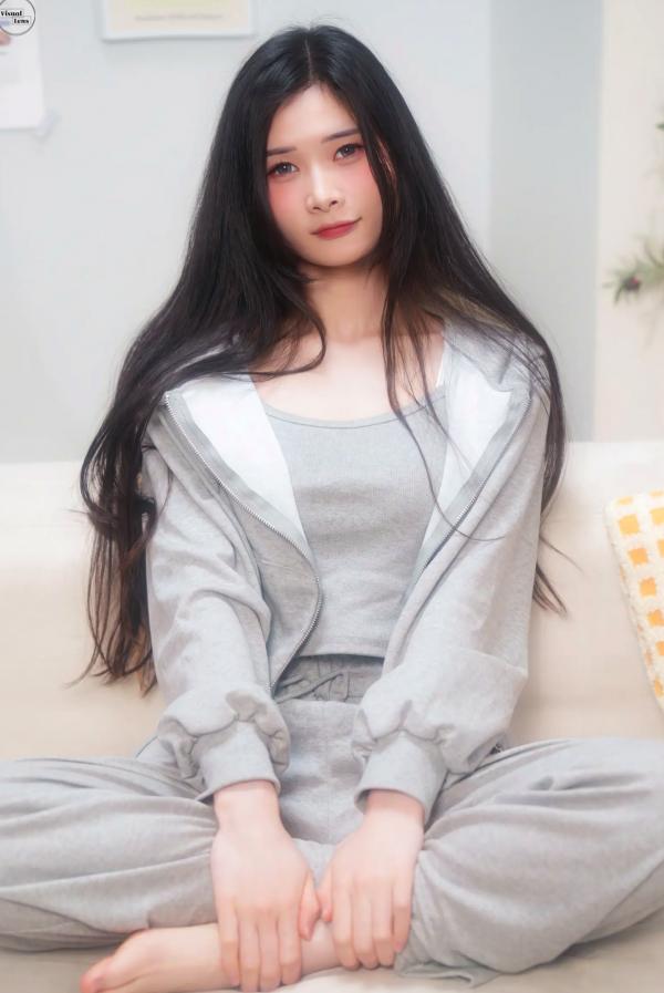    [Visual Lens] Harang - 居家健身时刻，极致撩人小蛮腰，清新私房运动风写真 [52P]第7张图片