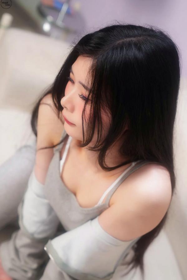    [Visual Lens] Harang - 居家健身时刻，极致撩人小蛮腰，清新私房运动风写真 [52P]第13张图片