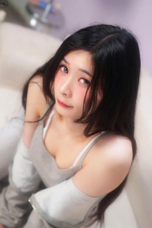    [Visual Lens] Harang - 居家健身时刻，极致撩人小蛮腰，清新私房运动风写真 [52P]第14张图片