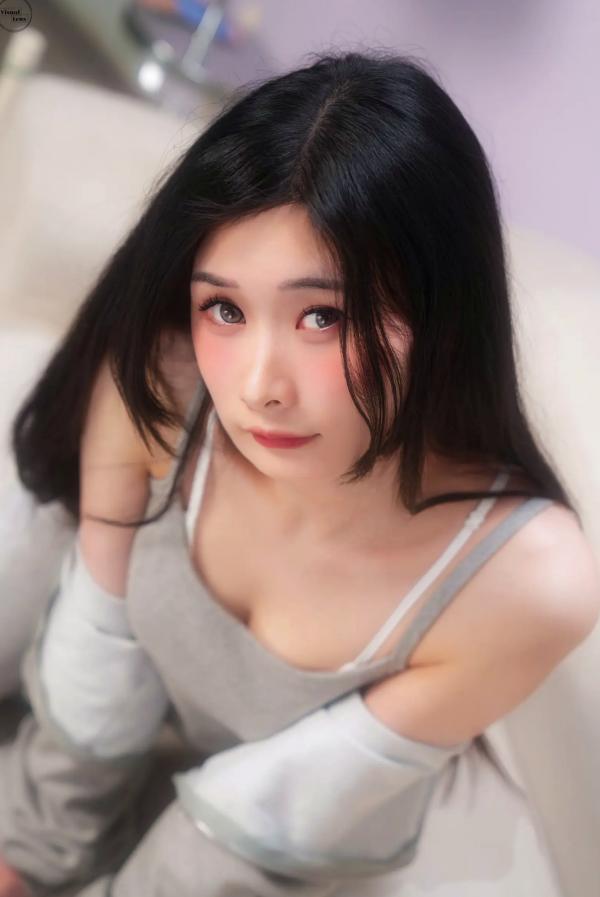    [Visual Lens] Harang - 居家健身时刻，极致撩人小蛮腰，清新私房运动风写真 [52P]第15张图片