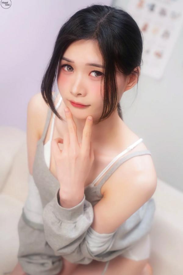    [Visual Lens] Harang - 居家健身时刻，极致撩人小蛮腰，清新私房运动风写真 [52P]第32张图片