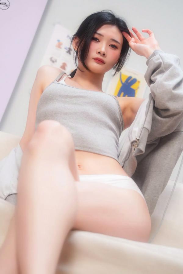    [Visual Lens] Harang - 居家健身时刻，极致撩人小蛮腰，清新私房运动风写真 [52P]第37张图片