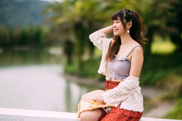    若颖 - 云山水清新治愈风森林花园外拍人像写真 [93P]第3张图片