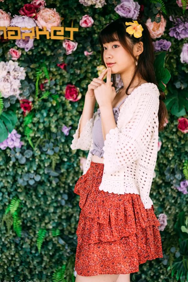    若颖 - 云山水清新治愈风森林花园外拍人像写真 [93P]第19张图片