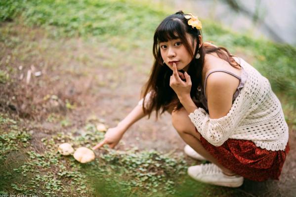    若颖 - 云山水清新治愈风森林花园外拍人像写真 [93P]第34张图片