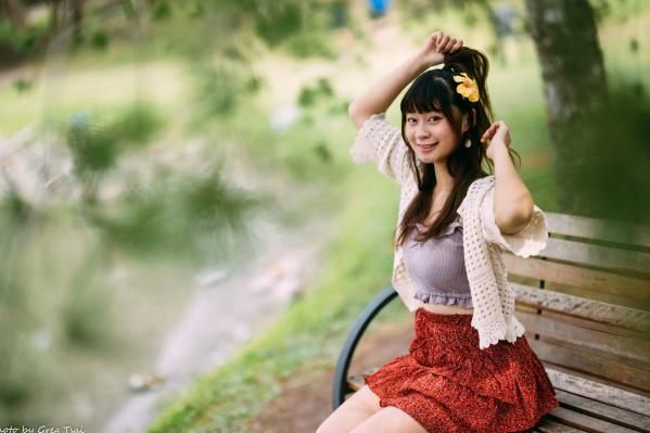    若颖 - 云山水清新治愈风森林花园外拍人像写真 [93P]第46张图片