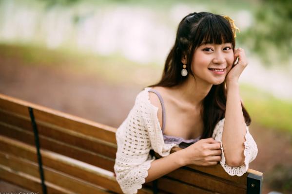    若颖 - 云山水清新治愈风森林花园外拍人像写真 [93P]第49张图片