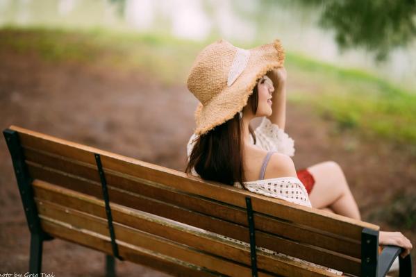    若颖 - 云山水清新治愈风森林花园外拍人像写真 [93P]第50张图片