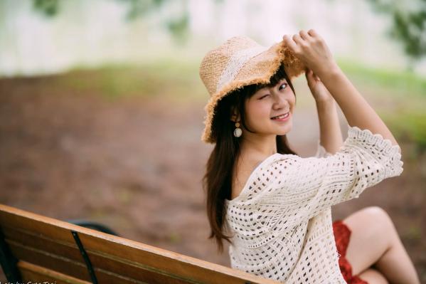    若颖 - 云山水清新治愈风森林花园外拍人像写真 [93P]第51张图片