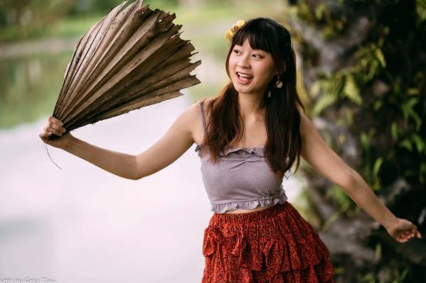    若颖 - 云山水清新治愈风森林花园外拍人像写真 [93P]第70张图片