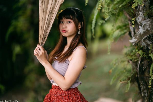    若颖 - 云山水清新治愈风森林花园外拍人像写真 [93P]第74张图片