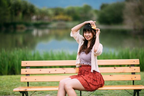    若颖 - 云山水清新治愈风森林花园外拍人像写真 [93P]第75张图片