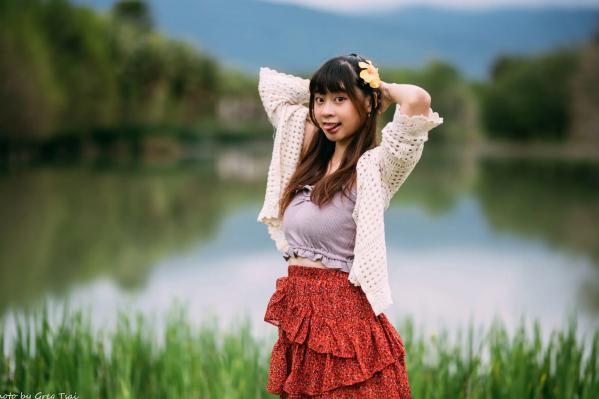    若颖 - 云山水清新治愈风森林花园外拍人像写真 [93P]第78张图片