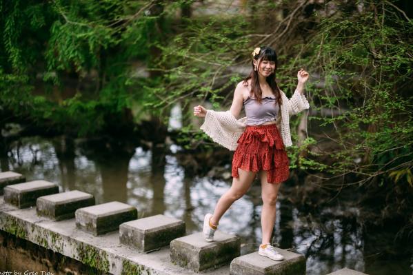    若颖 - 云山水清新治愈风森林花园外拍人像写真 [93P]第90张图片