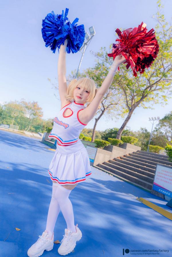    Fantasy-Factory-小丁Ding-元气拉拉队制服诱惑-大尺度户外私房写真-2022.03第4张图片