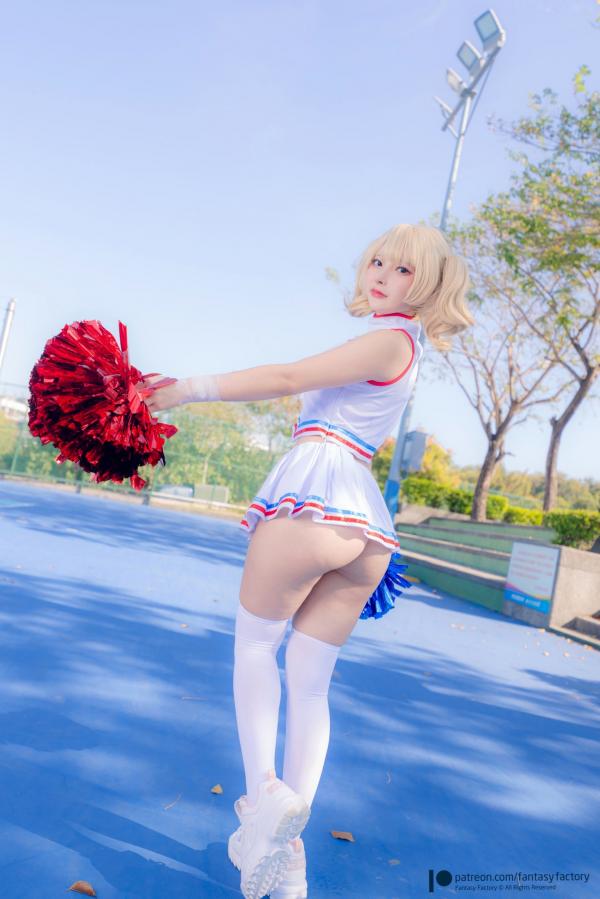    Fantasy-Factory-小丁Ding-元气拉拉队制服诱惑-大尺度户外私房写真-2022.03第6张图片