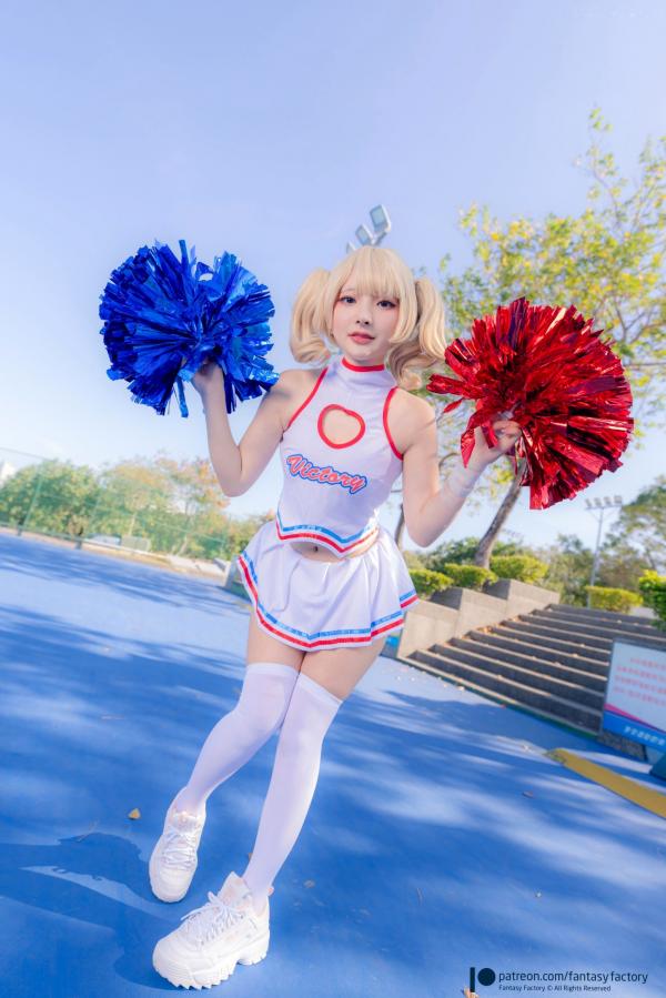    Fantasy-Factory-小丁Ding-元气拉拉队制服诱惑-大尺度户外私房写真-2022.03第8张图片