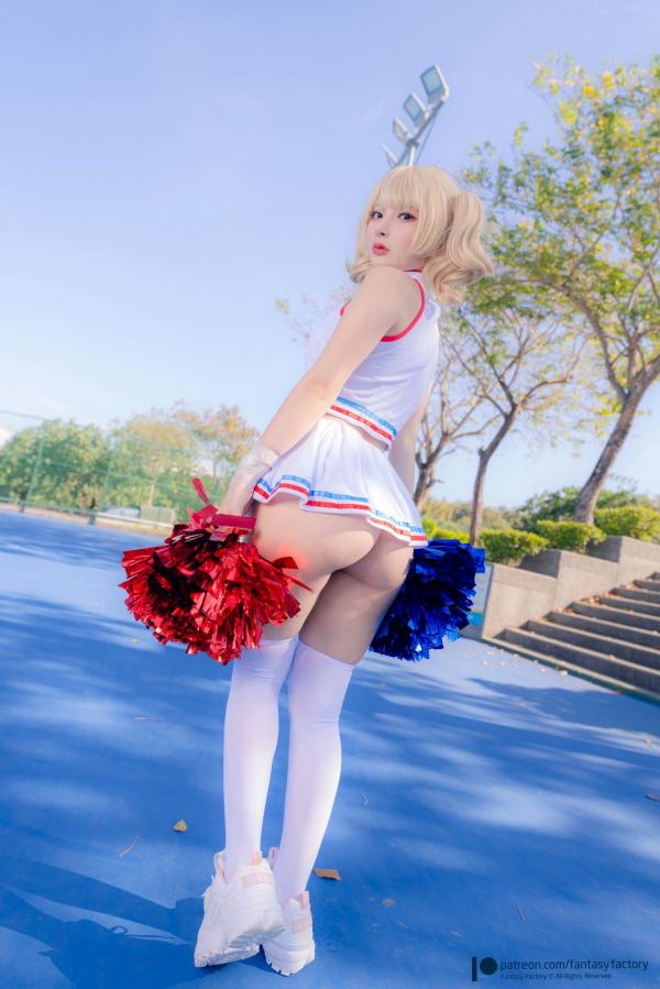    Fantasy-Factory-小丁Ding-元气拉拉队制服诱惑-大尺度户外私房写真-2022.03第9张图片