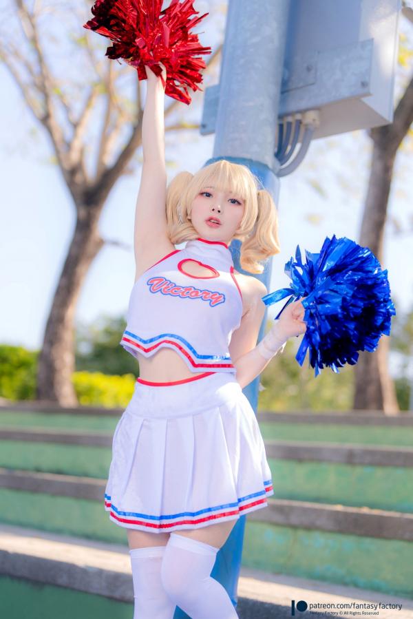    Fantasy-Factory-小丁Ding-元气拉拉队制服诱惑-大尺度户外私房写真-2022.03第16张图片