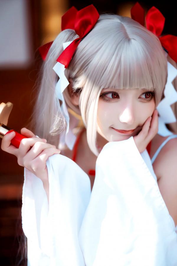    是三不是世w - 碧蓝航线可畏巫女COS，清纯少女和风祭典礼服私房照，极品角色扮演21P第10张图片