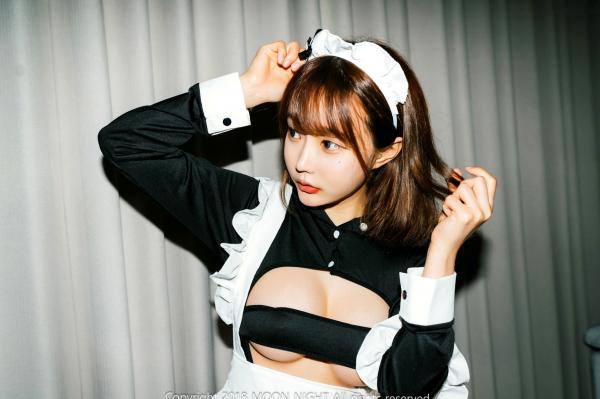    【无圣光】韩国美女Jucy美梦之夜私房写真，性感内衣与制服诱惑，极致白嫩身姿，绝美夜色下的魅影，顶级视觉写真第24张图片