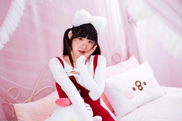    柯姿 - 小兔兔可爱少女写真，粉色卧室玩偶空间治愈系日常 [89P]第9张图片