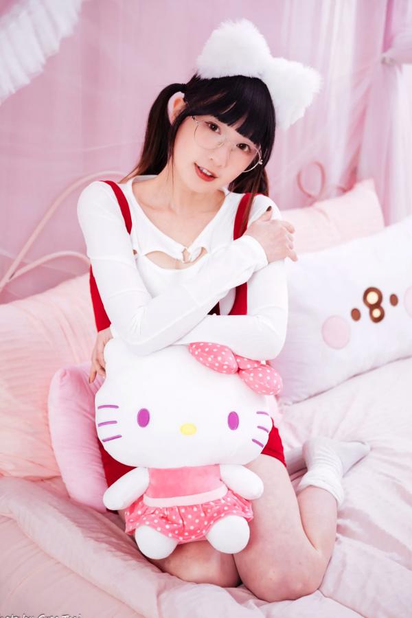    柯姿 - 小兔兔可爱少女写真，粉色卧室玩偶空间治愈系日常 [89P]第10张图片