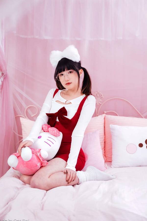    柯姿 - 小兔兔可爱少女写真，粉色卧室玩偶空间治愈系日常 [89P]第11张图片