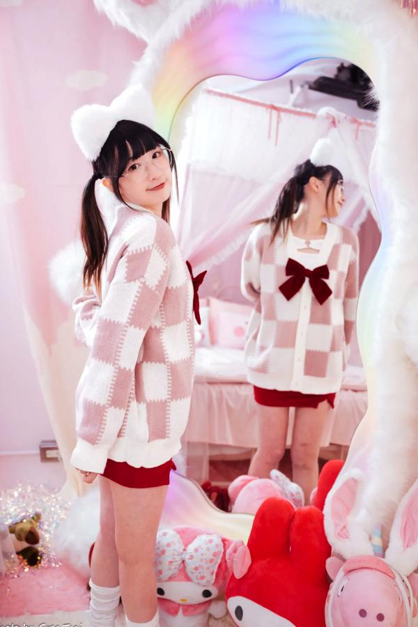    柯姿 - 小兔兔可爱少女写真，粉色卧室玩偶空间治愈系日常 [89P]第49张图片