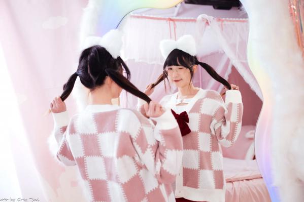    柯姿 - 小兔兔可爱少女写真，粉色卧室玩偶空间治愈系日常 [89P]第53张图片