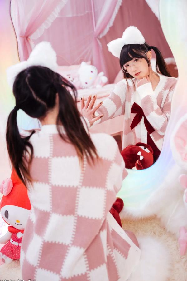    柯姿 - 小兔兔可爱少女写真，粉色卧室玩偶空间治愈系日常 [89P]第56张图片