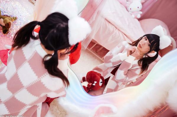    柯姿 - 小兔兔可爱少女写真，粉色卧室玩偶空间治愈系日常 [89P]第59张图片