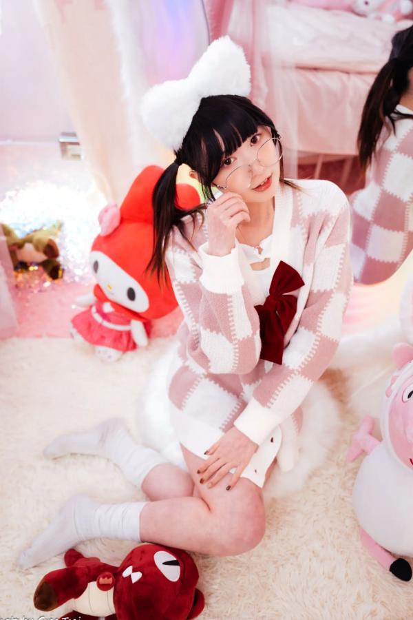    柯姿 - 小兔兔可爱少女写真，粉色卧室玩偶空间治愈系日常 [89P]第64张图片