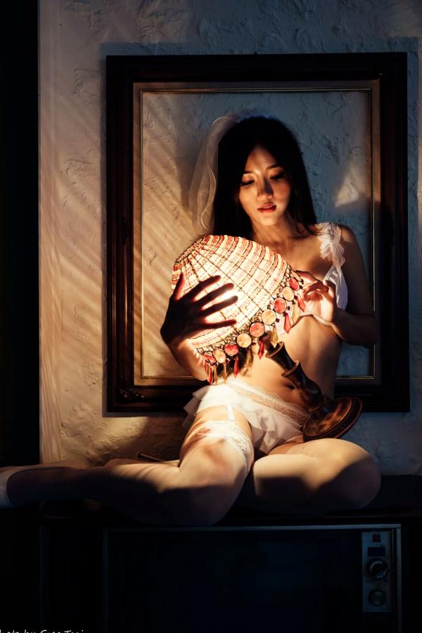    Gogo - 唯美蕾丝内衣棚拍，清新诱惑与精致头纱的梦幻写真 [175P]第117张图片