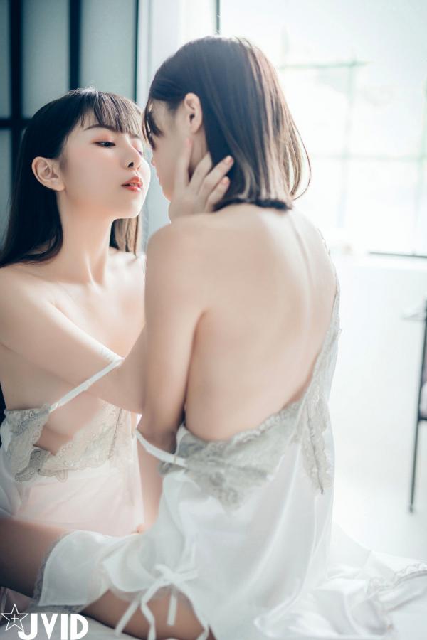    JVID-妍妍-Tiny-极致百合之恋：浴室湿身与私房诱惑，高清极品套图第52张图片