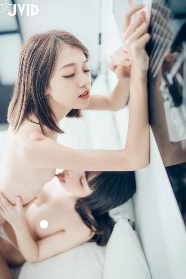    JVID-妍妍-Tiny-极致百合之恋：浴室湿身与私房诱惑，高清极品套图第107张图片