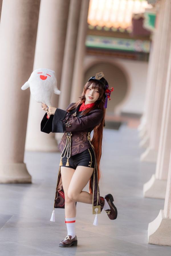    Fantasy-Factory小丁Ding与搭档双人组：原神往生堂胡桃钟离高质量Cosplay精选，古风场景绝美大片，2022.12作品第10张图片