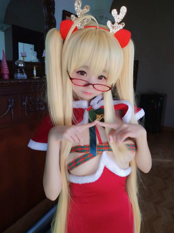    摇摇乐yoyo - Reindeer Marie Rose 圣诞驯鹿装角色扮演，极品美少女大尺度性感私房视觉大片 [104P]第6张图片